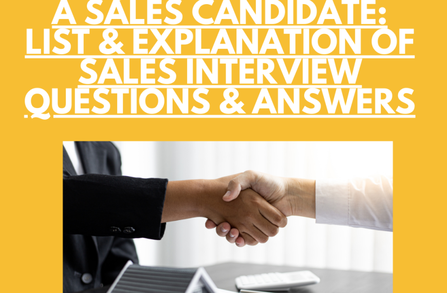 sales interview questions